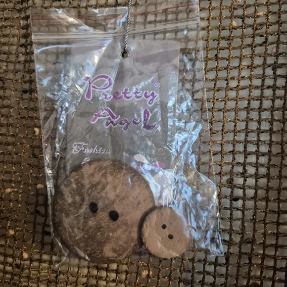 New Pretty Angel Brown Fish Net Swim Coverup - Picture 3 of 4